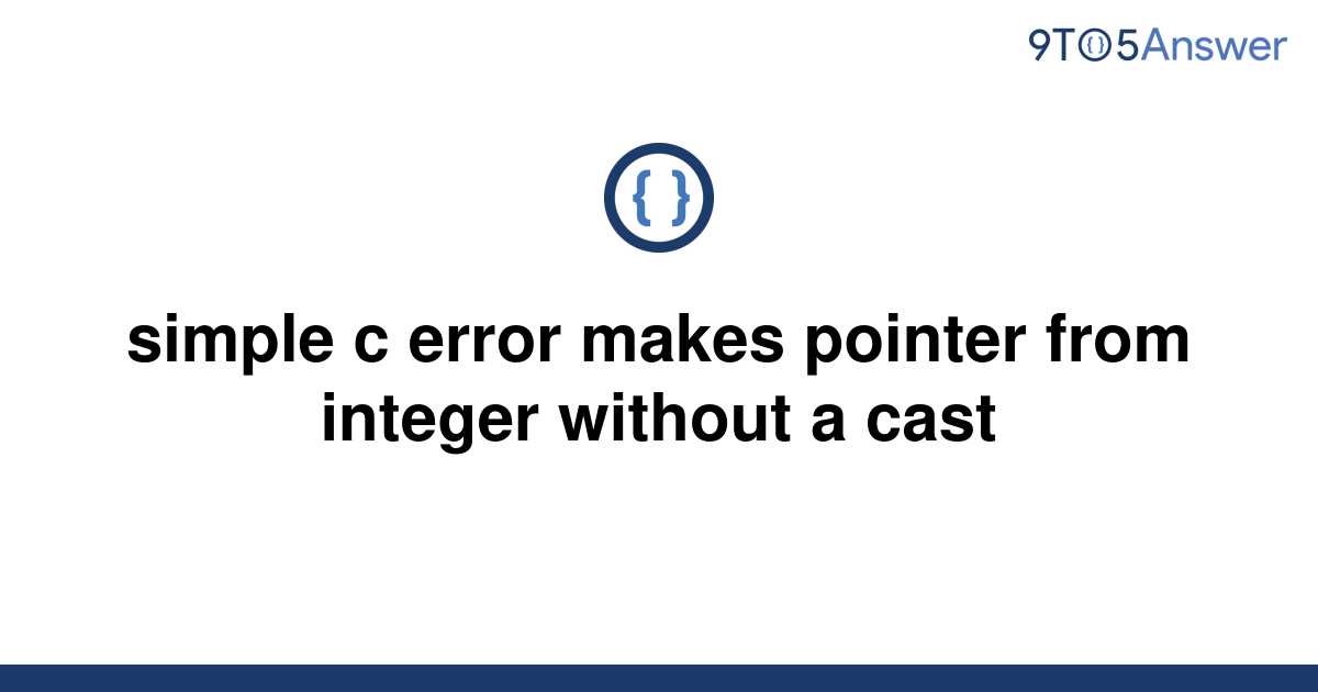 assignment to 'char *' from 'int' makes pointer from integer without a cast
