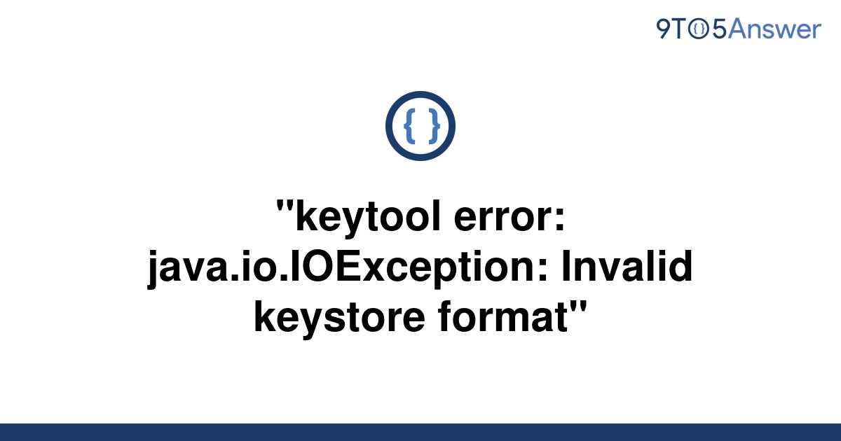 Solved Keytool Error Java Io Ioexception Invalid To Answer