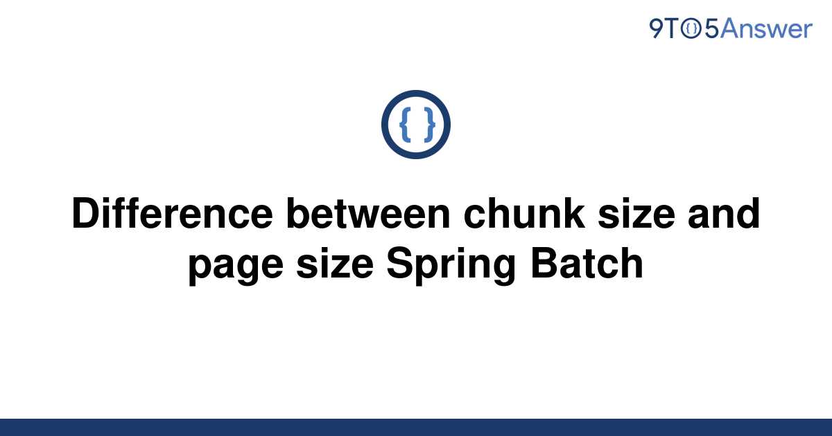 Spring Batch Chunk Size Vs Page Size