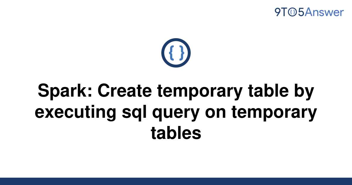 dbeaver create temporary table