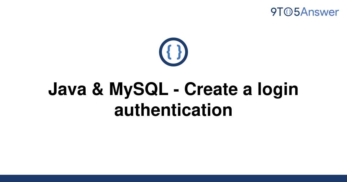 Solved Java Mysql Create A Login Authentication To Answer