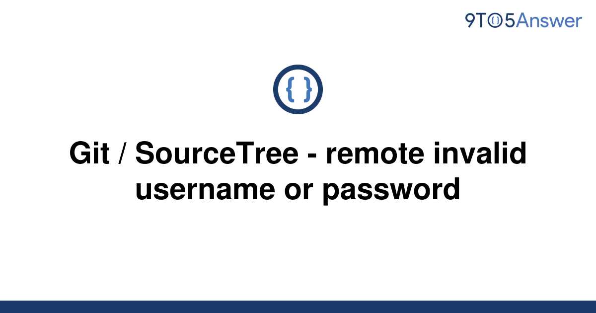 sourcetree github invalid password