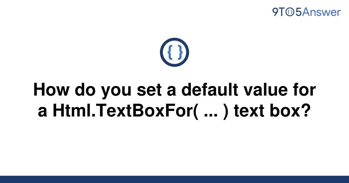 Set Default Value For Property C