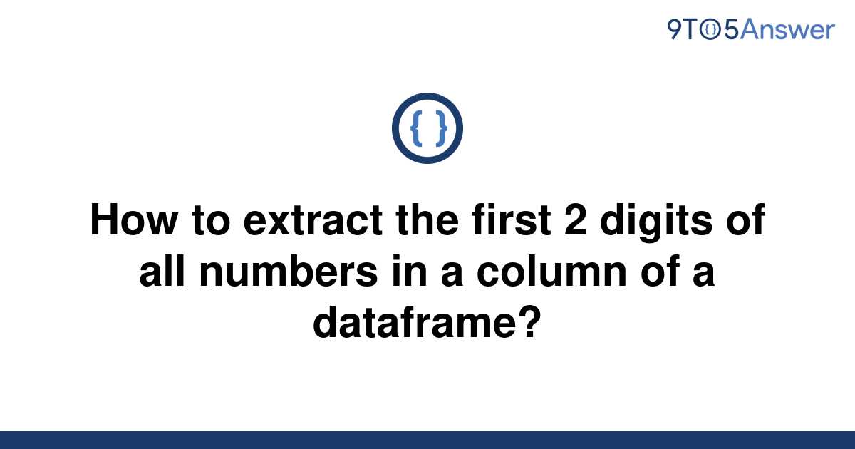 How To Extract First 2 Digits In Excel