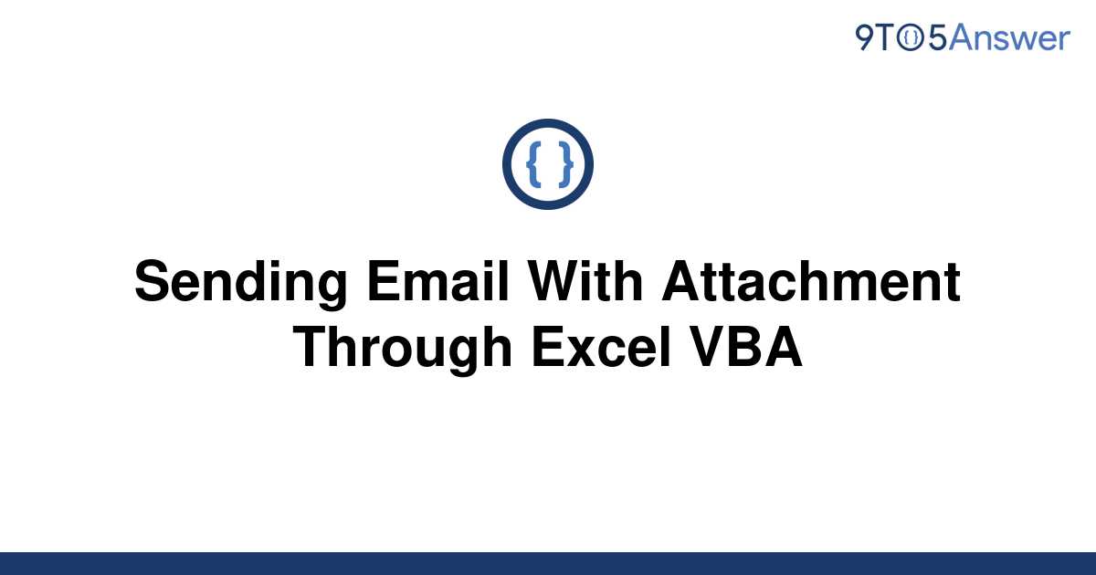 microsoft excel vba send email with spreadsheet