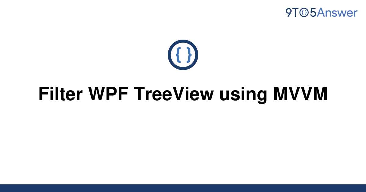 wpf mvvm treeview example