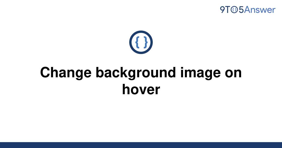 React Change Background Image On Hover