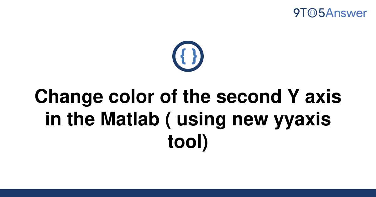 Change Color Of Second Y Axis Matlab