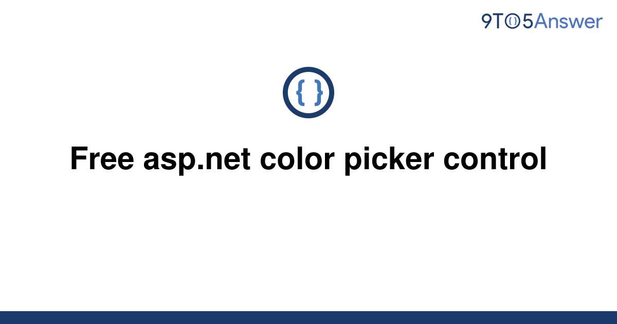 asp.net colorpicker