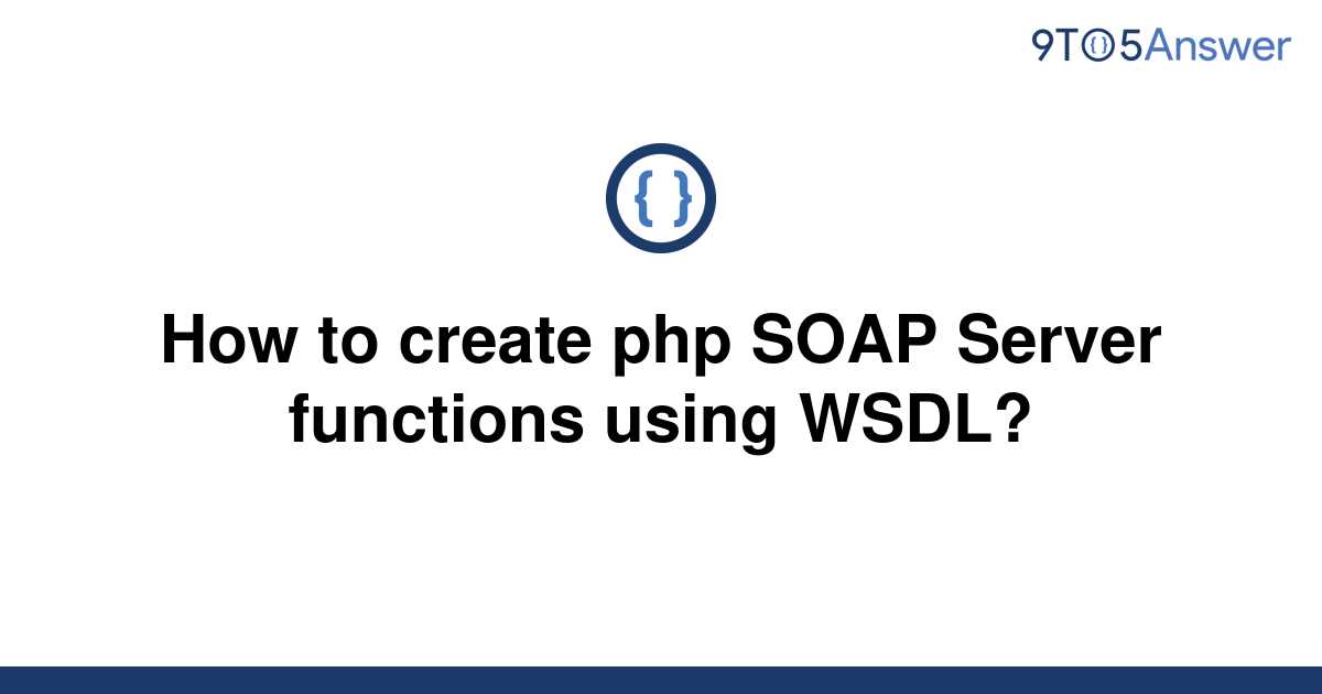 php soap server wsdl