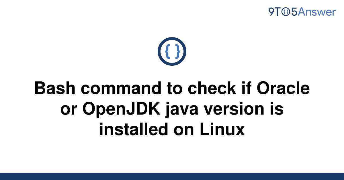 check openjdk version