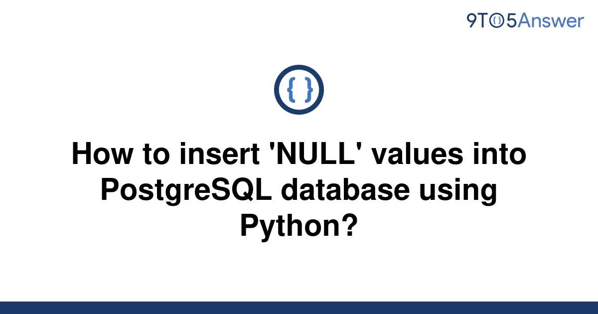 Postgresql Include Null Values