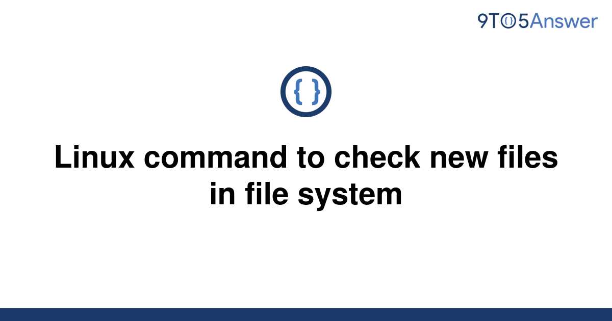 solved-linux-command-to-check-new-files-in-file-system-9to5answer