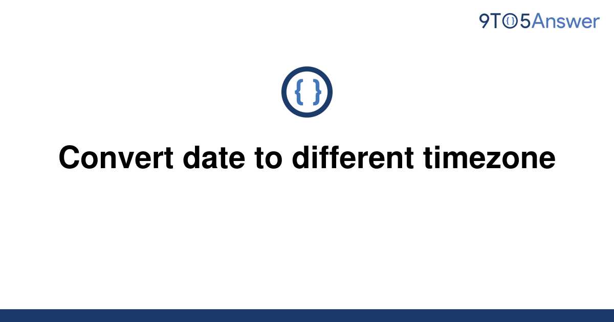 Convert Date With Timezone To Date