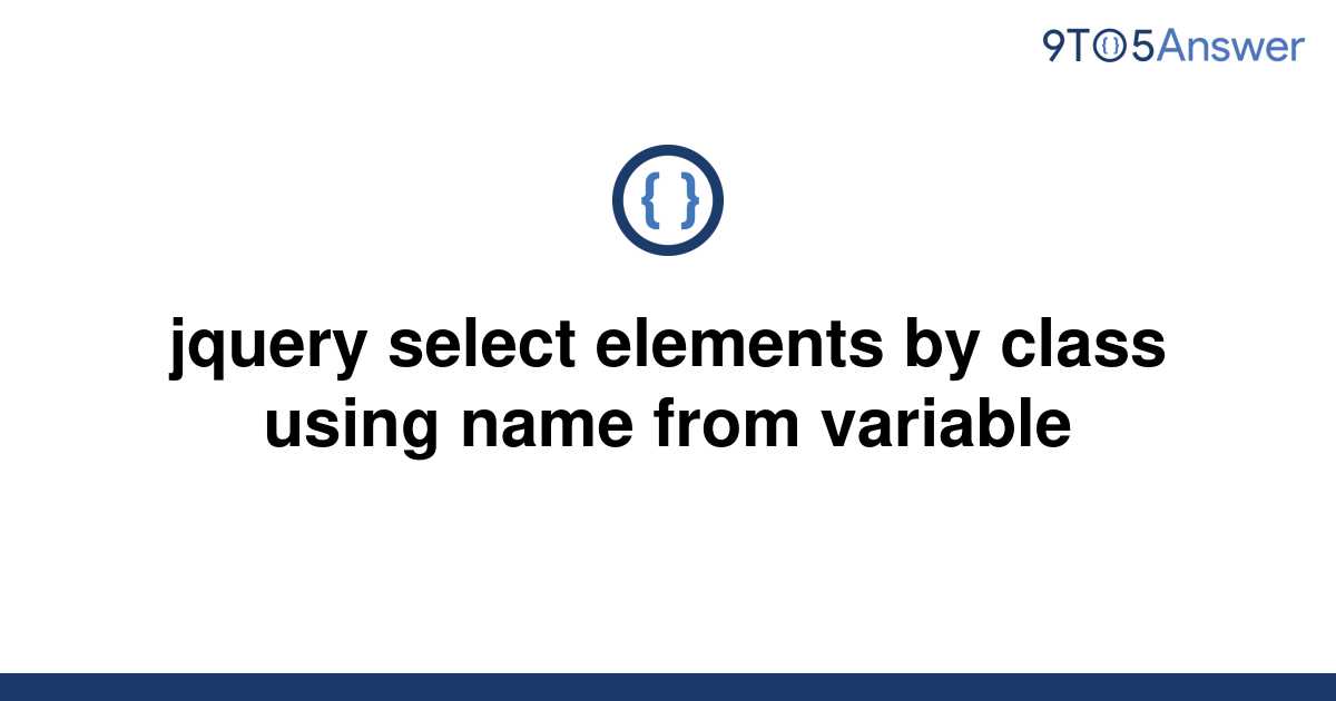 Javascript Select Elements By Class