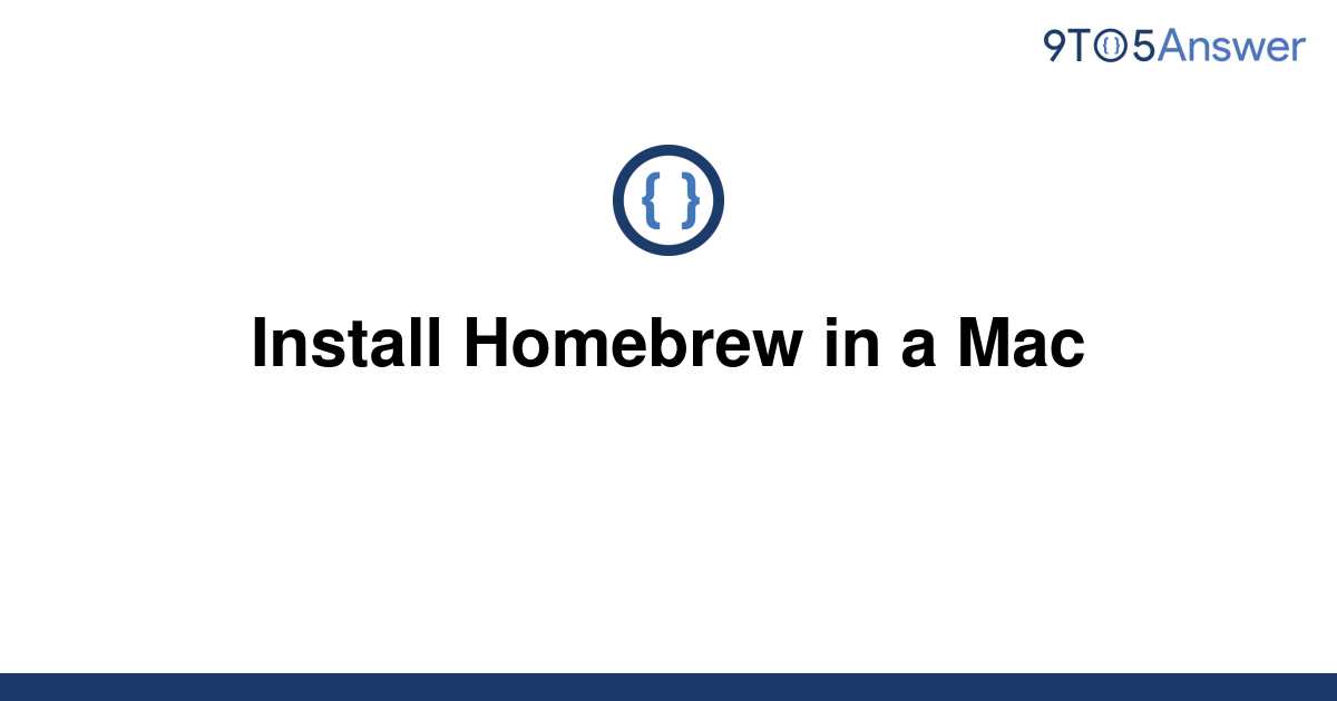 instal the new version for apple Homebrew