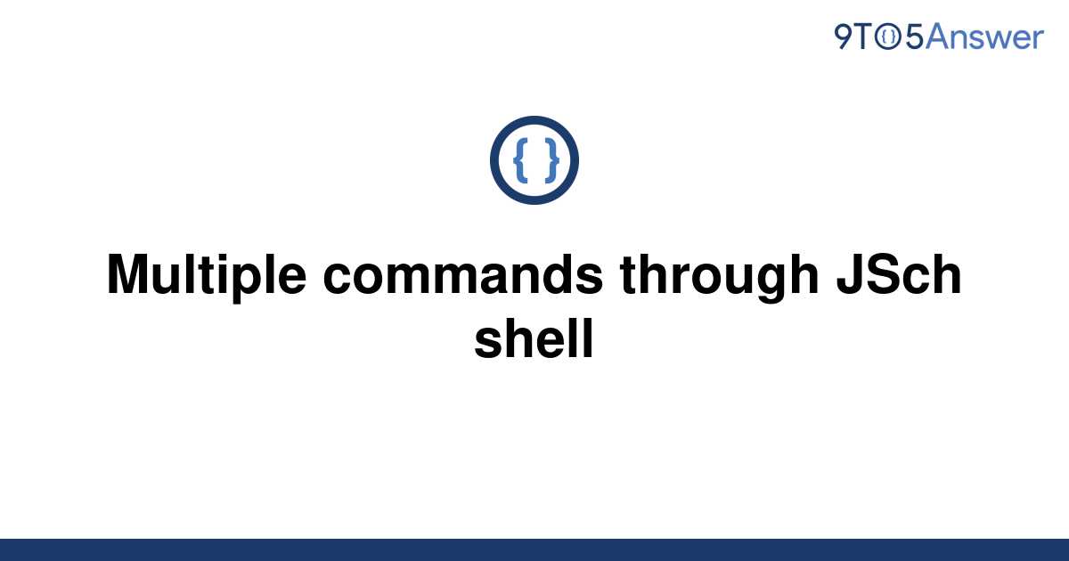 solved-multiple-commands-through-jsch-shell-9to5answer