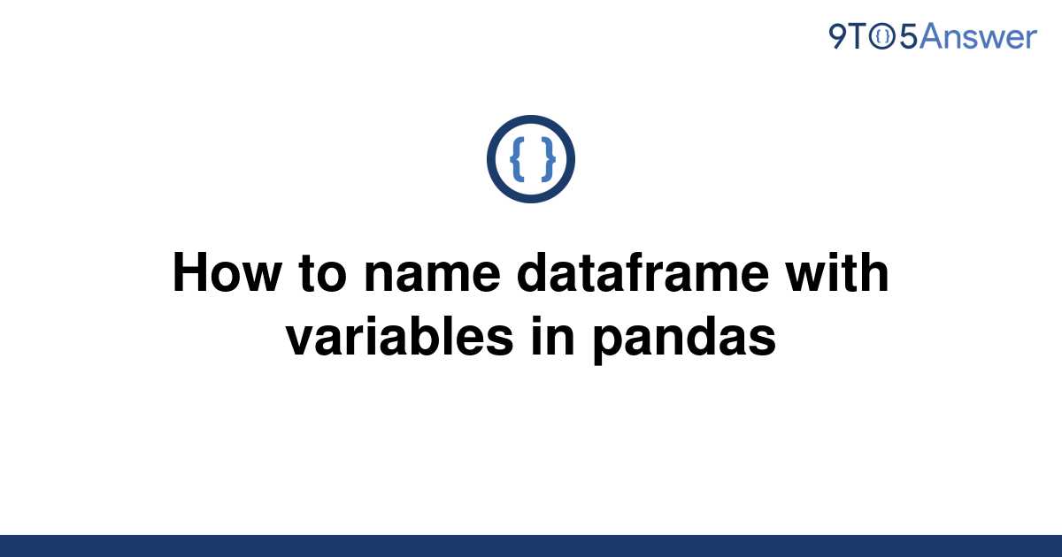 Remove Variables In Pandas