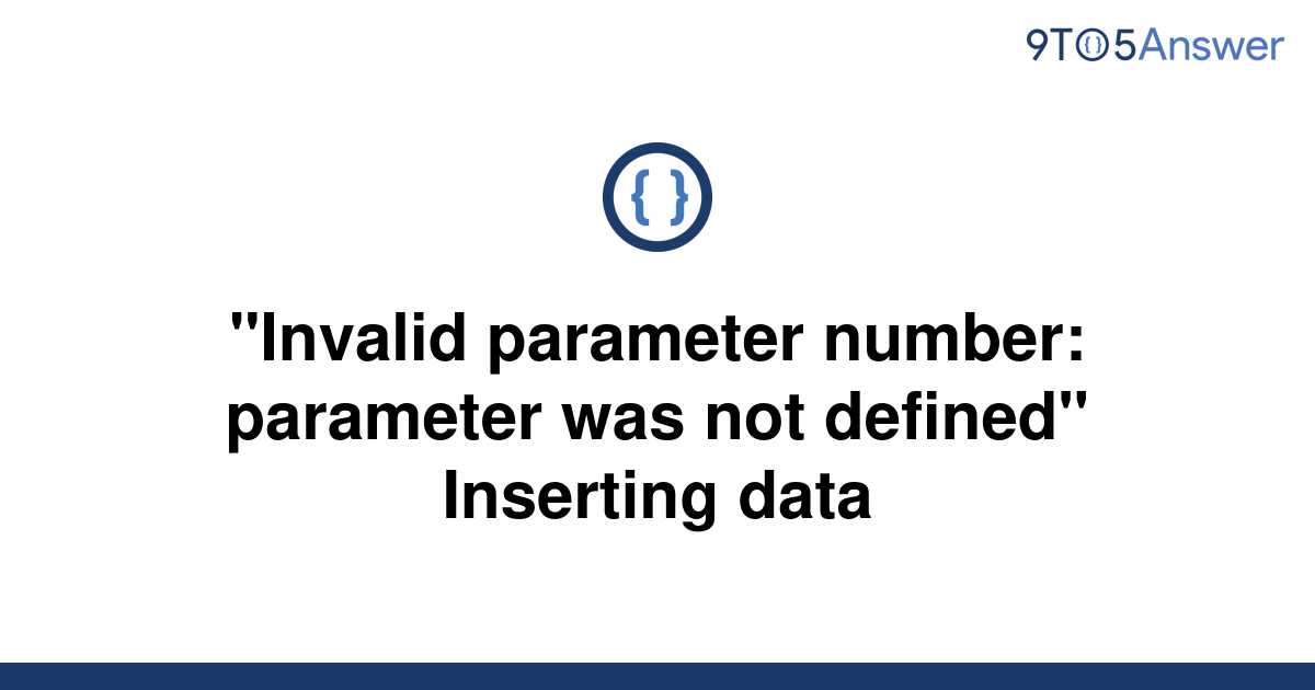 ifax invalid parameter