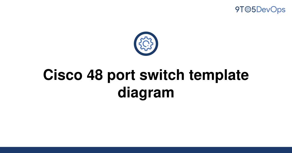 [Solved] Cisco 48 port switch template diagram 9to5Answer