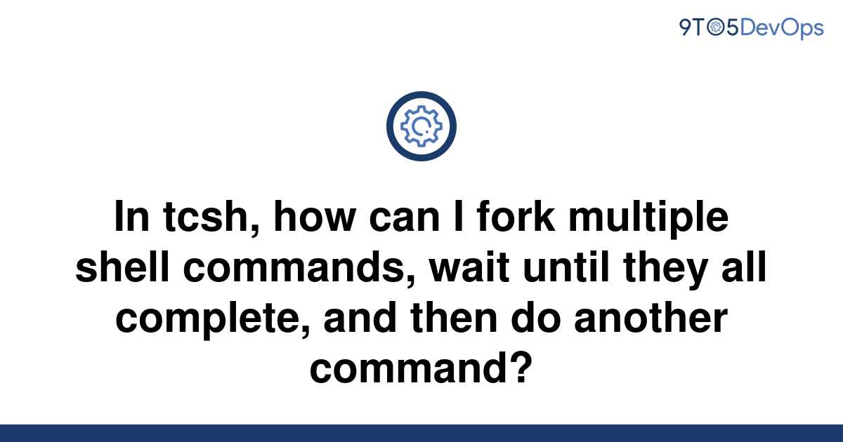 solved-in-tcsh-how-can-i-fork-multiple-shell-commands-9to5answer