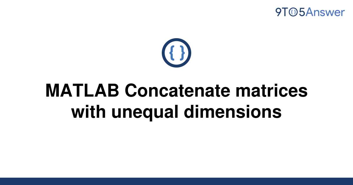 concatenate matrix matlab