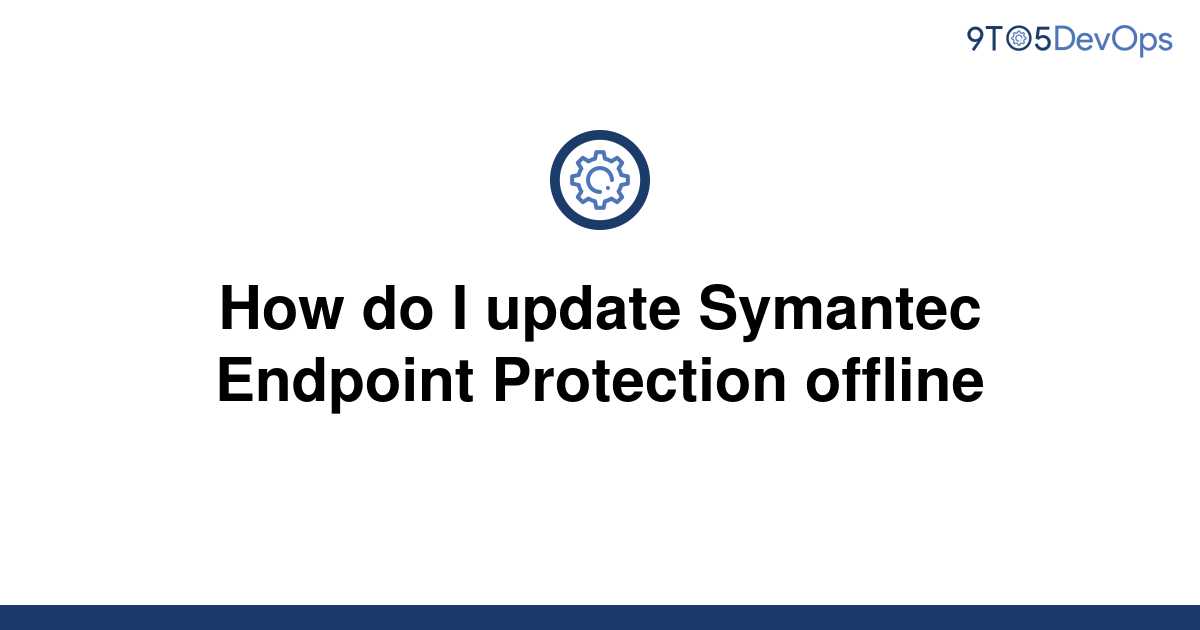 symantec endpoint update
