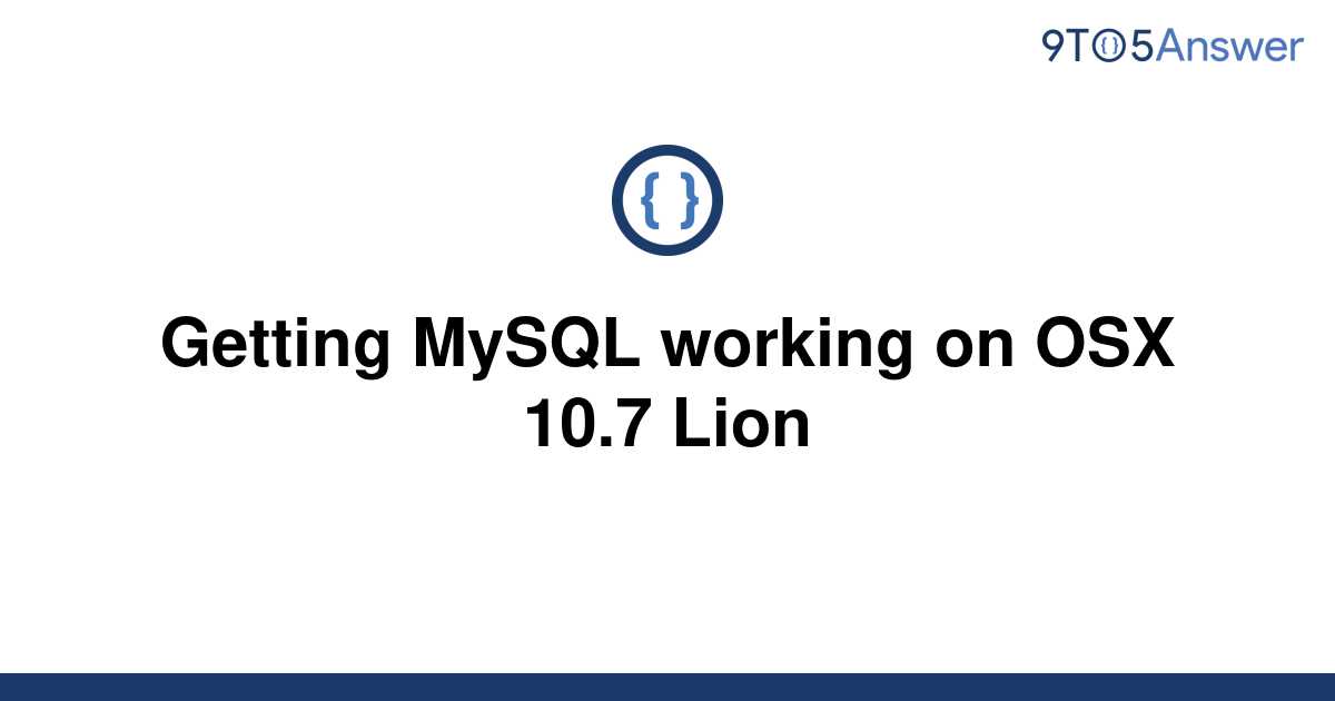 download mysql for mac using terminal