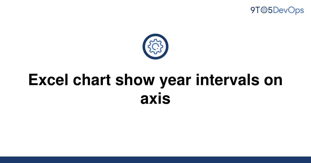 Solved Excel Chart Show Year Intervals On Axis 9to5answer 6274