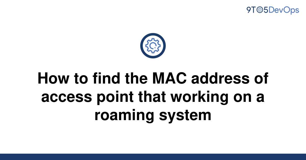 get access point mac address linux