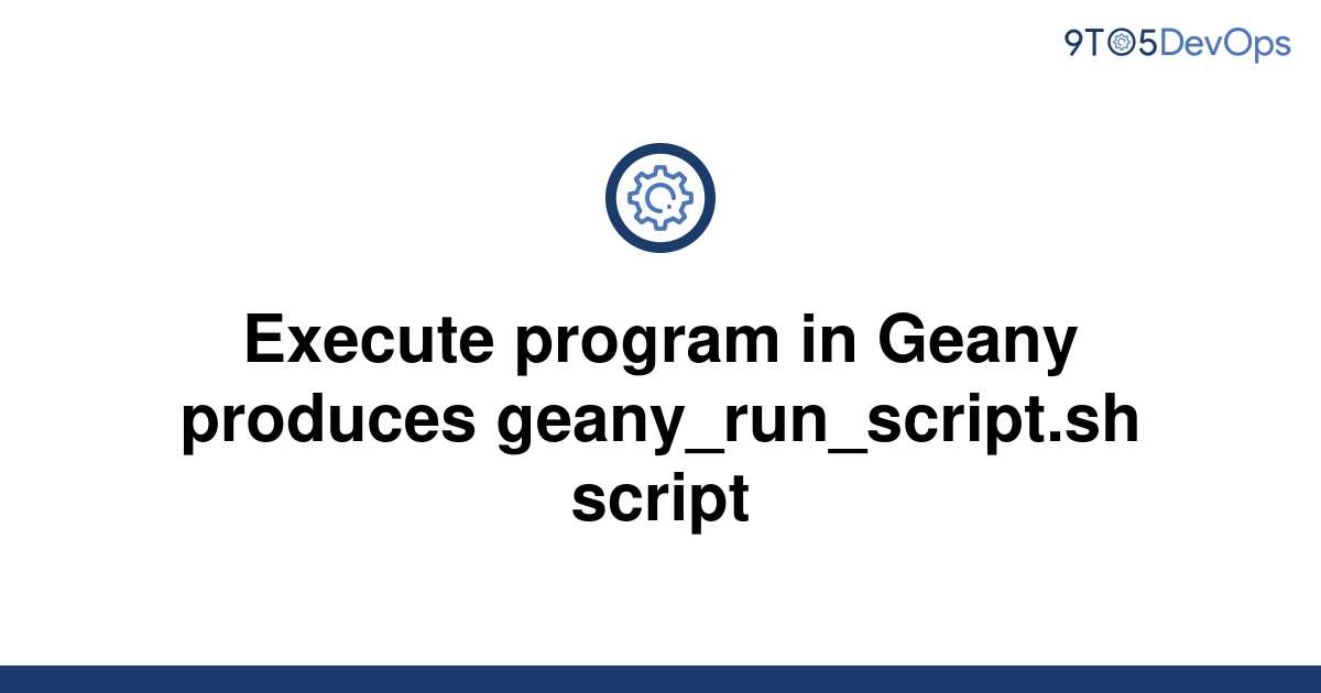 geany run script