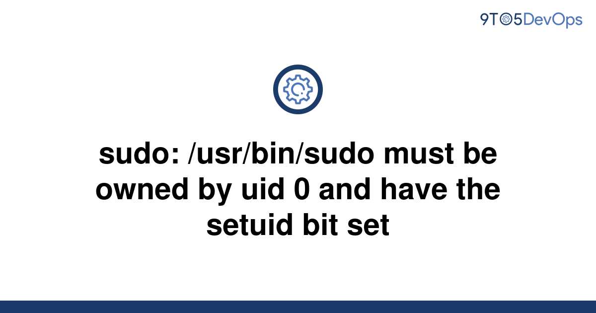 Sudo эффективный uid не равен 0 возможно usr bin sudo находится в файловой системе