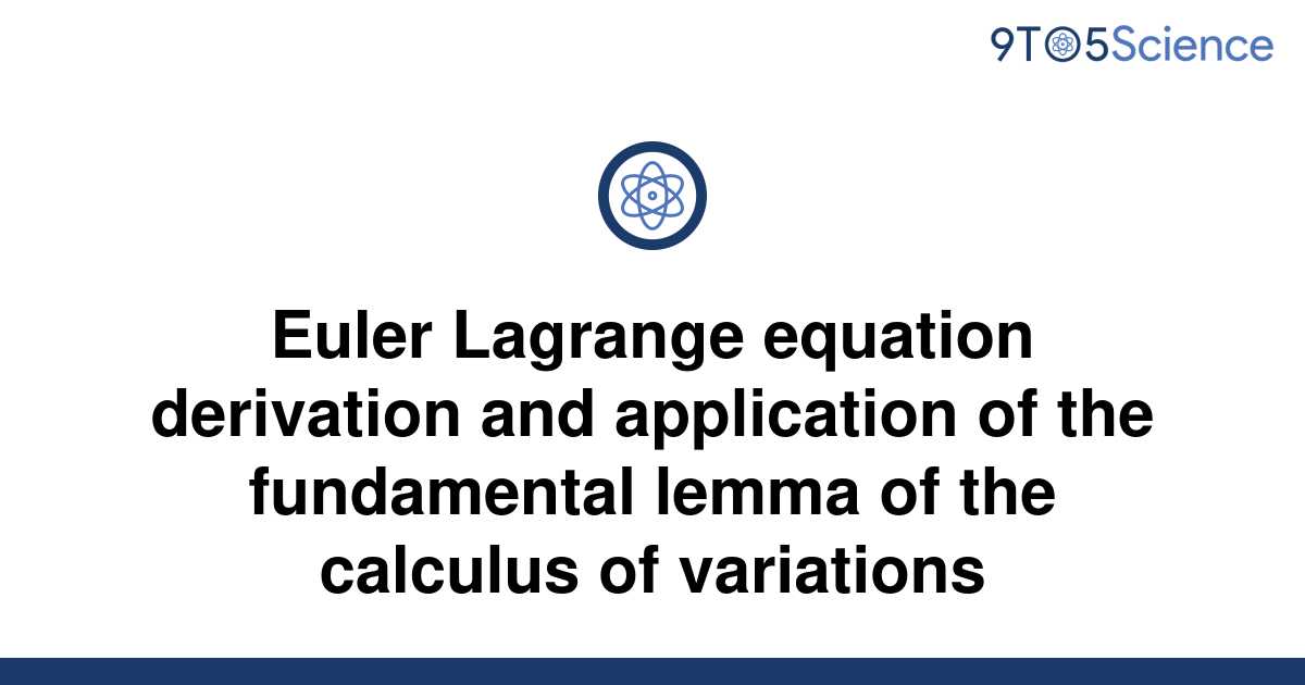 fundamental lemma of calculus of variations
