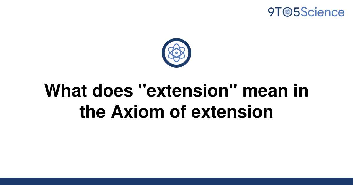 What Does Extension Mean In A Sentence