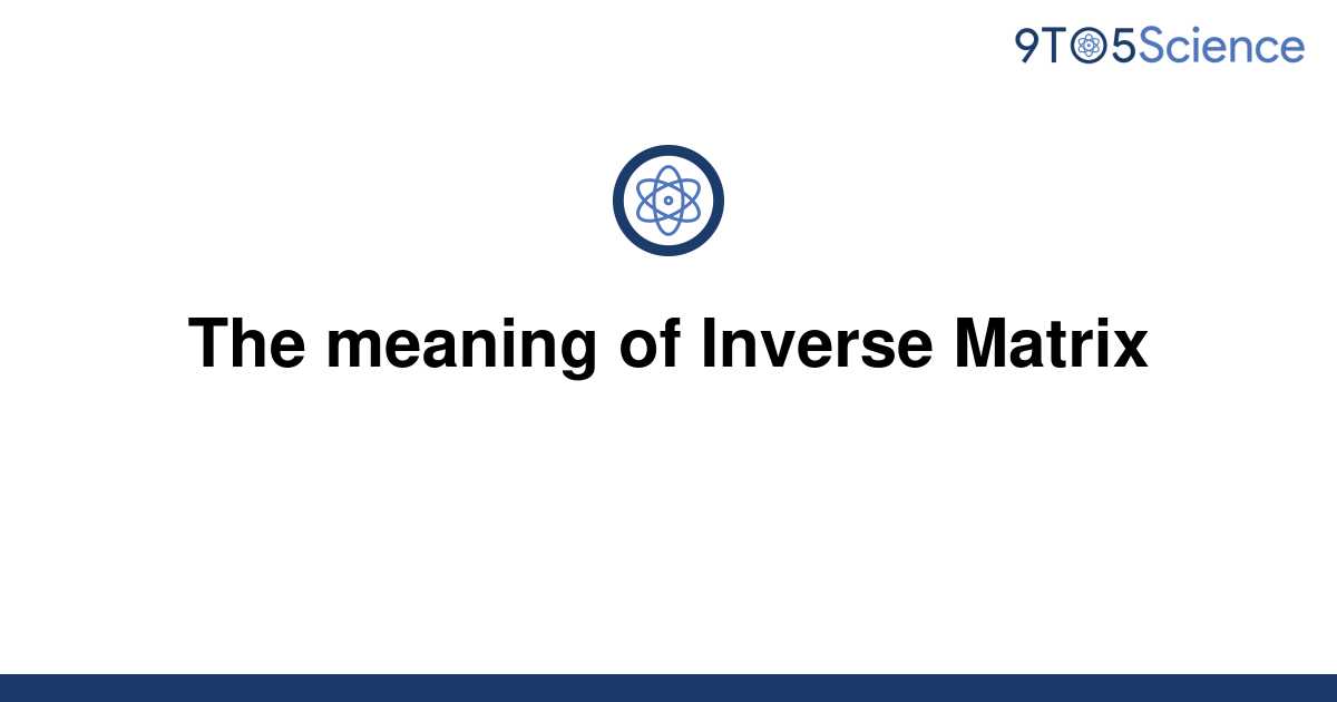 inverse-matrix