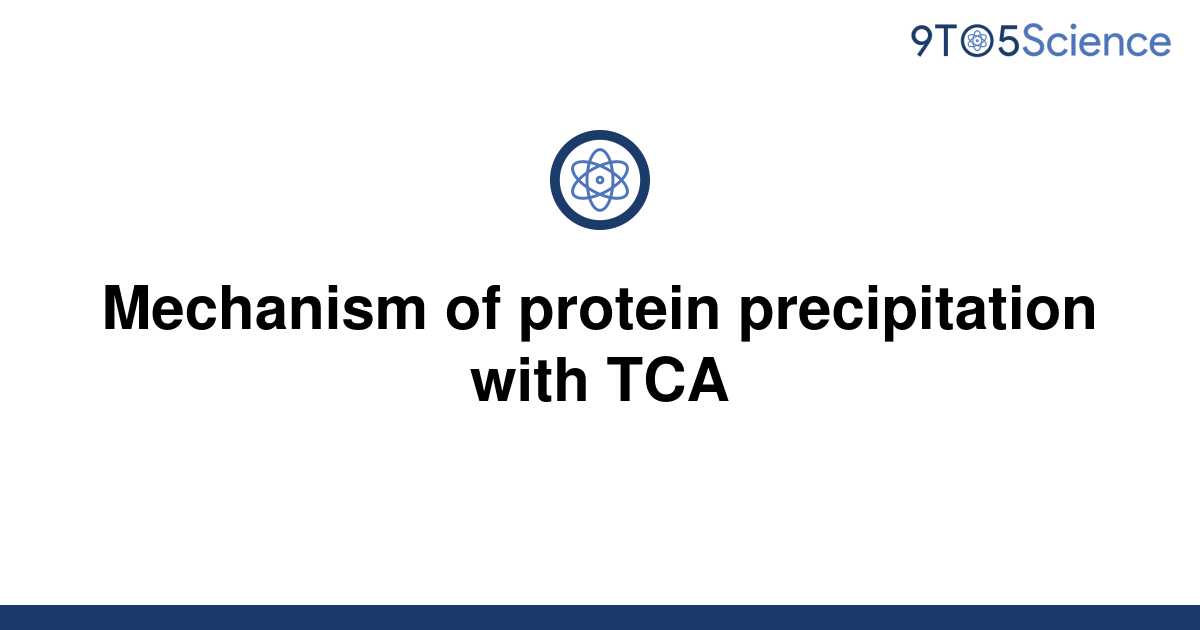 [Solved] Mechanism of protein precipitation with TCA 9to5Science