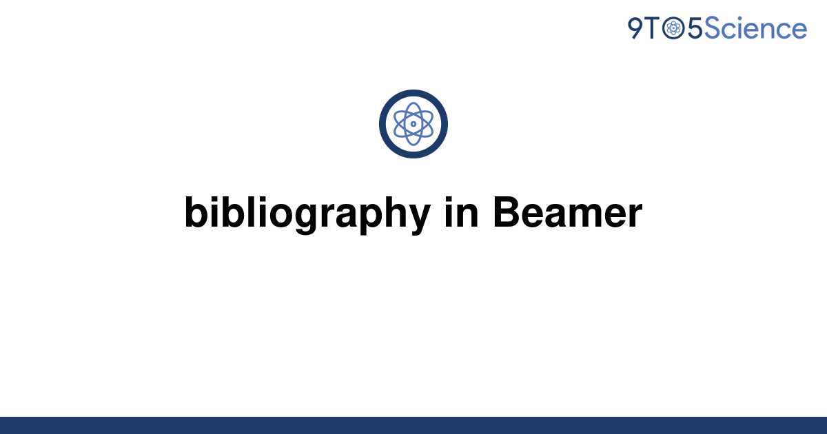 bibliography style for beamer