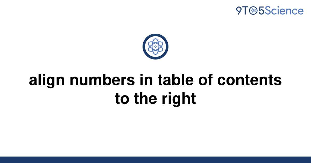 solved-align-numbers-in-table-of-contents-to-the-right-9to5science