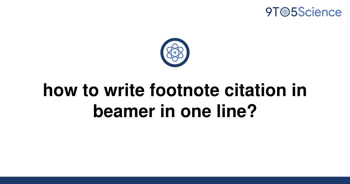 footnote citation latex beamer