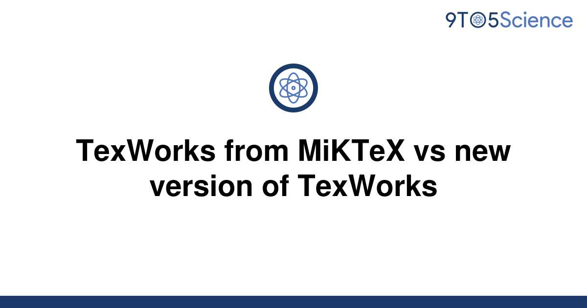 miktex vs texmaker