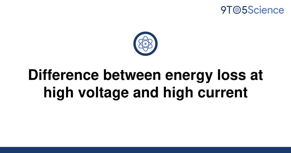 solved-difference-between-energy-loss-at-high-voltage-9to5science