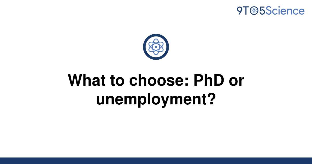 phd student unemployment