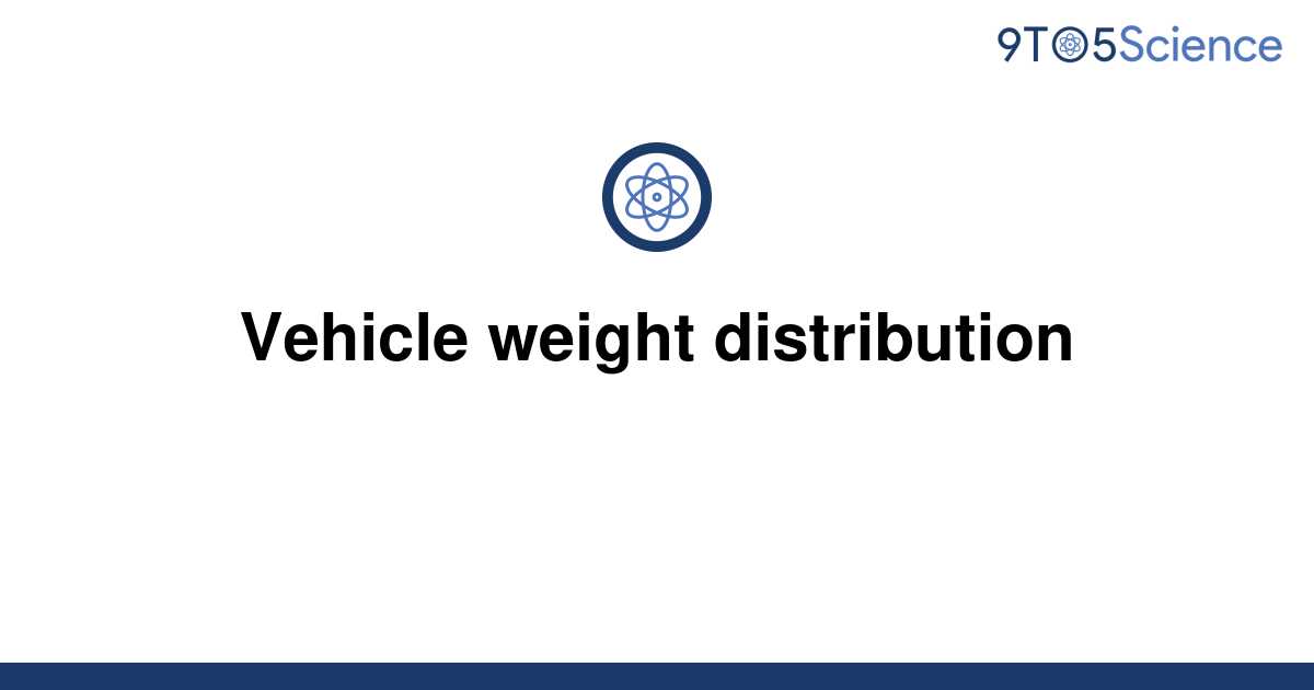 [Solved] Vehicle weight distribution 9to5Science