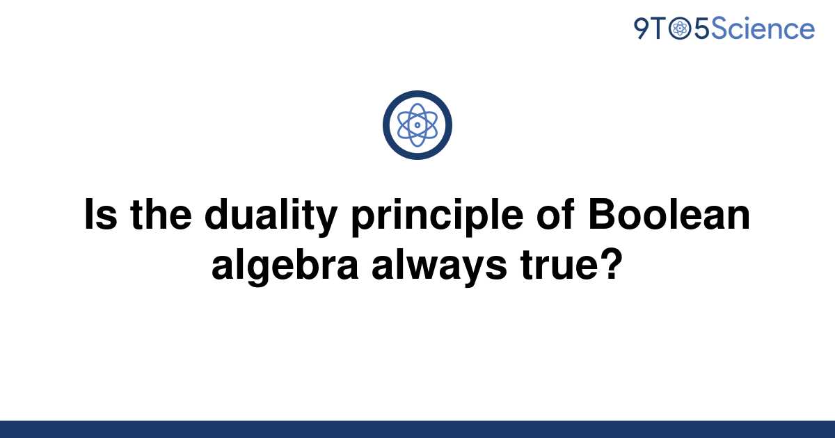 solved-is-the-duality-principle-of-boolean-algebra-9to5science