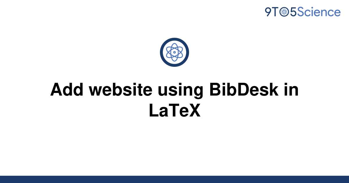 using bibdesk