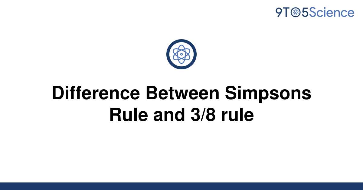 solved-difference-between-simpsons-rule-and-3-8-rule-9to5science