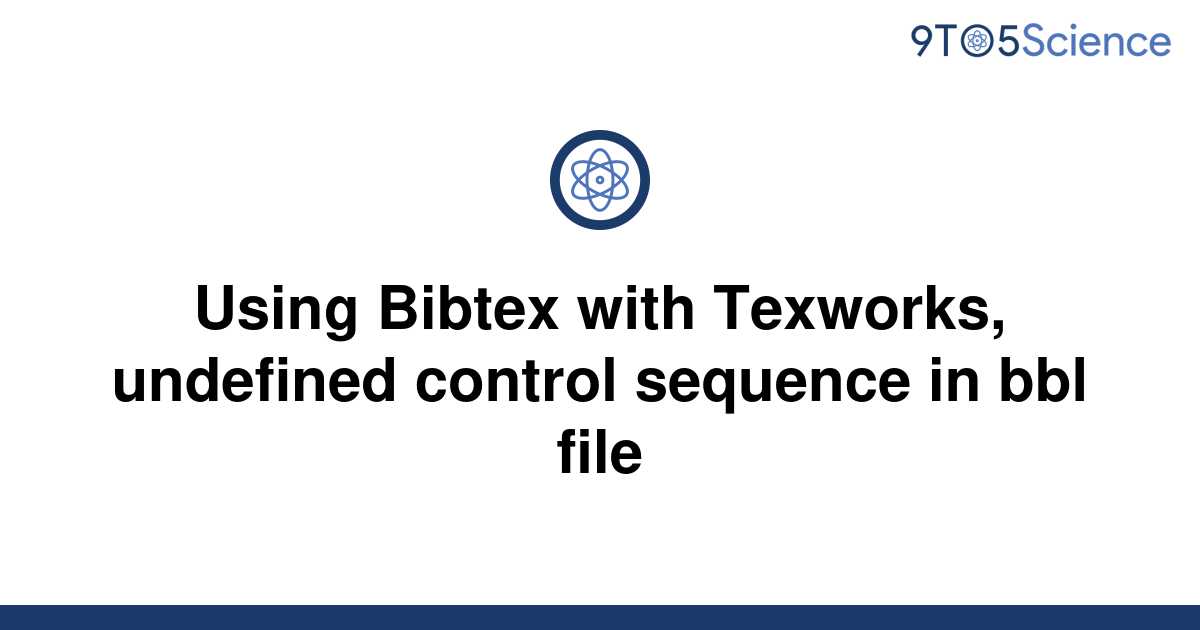 bbl file not created in texworks for windows
