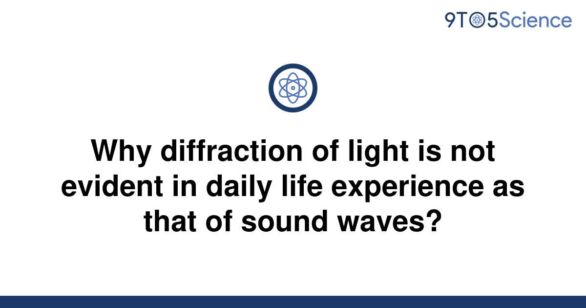diffraction of sound in everyday life