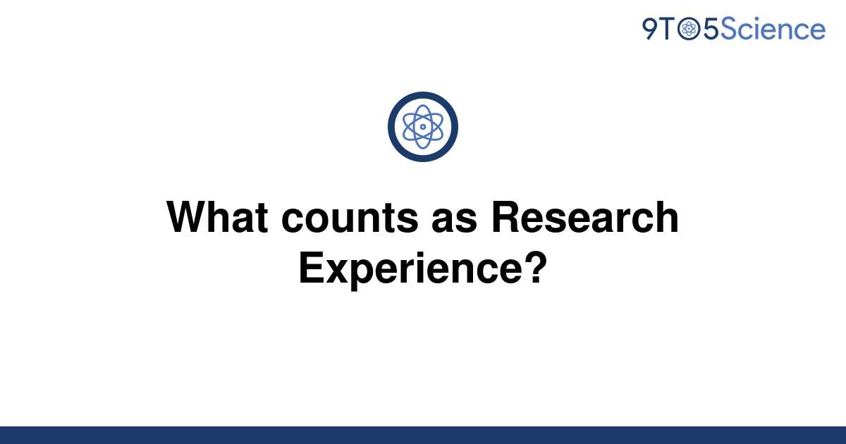 is phd counted as research experience
