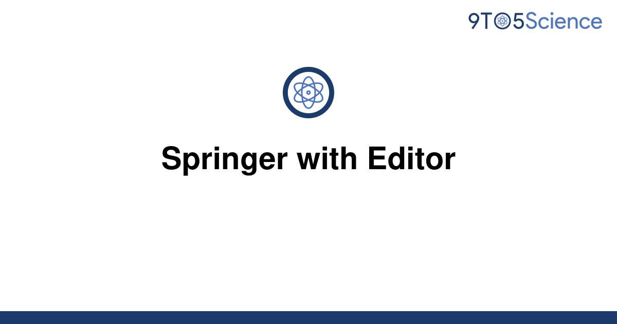 editor assignment pending meaning springer